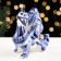Souvenir "Dragon Legolas", Gzhel, Porcelain, 10x13cm