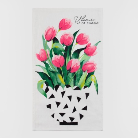 A set of kitchen towels of the “flow” 35x60cm-4pcs, 100% HL-3