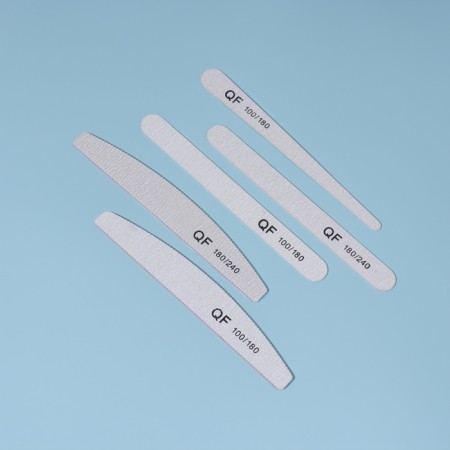 Steal File, Assorty set 5 pcs, 18 cm, gray color-1