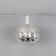 Garland “thread” 4 m with nozzles “ball with ornament”, IP20, transparent thread, 20 LED, white glow, 8 modes, 220 V