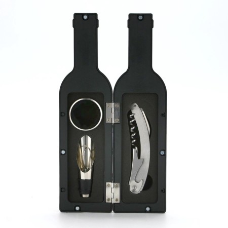 Gift set for the wine mini: aerator, corkscrew, cap for a bottle of wine "Wine", 20 x 10 cm-3