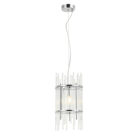 Suspension lamp SIA 1xe14 40W, size 20x20x43-150 cm, color chromium