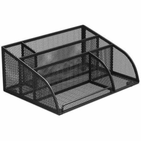 Brauberg-organizer stand Germanium, 5 sections, 255x180x105 mm, metal, black 237973