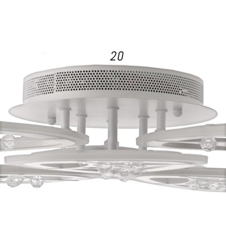 Causteen with PDU 1528/6wt LED 126W 3000-6000K Dimmer white 60x60x11 cm Bayerlux-6