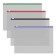 A4 A4 Zip-Molniya folder, 120 μm, Erichkrause Fizzy Clear, with color lightning, up to 100 sheets, mix