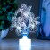 Lamp "Irises" Led RGB 6 colors from batteries LR1130, 3pc 8x9.5 cm Risalux