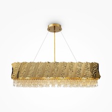 Suspension lamp Maytoni Mod017PL-04BS, E14, 4x40 W, 700x220x780 mm, brass