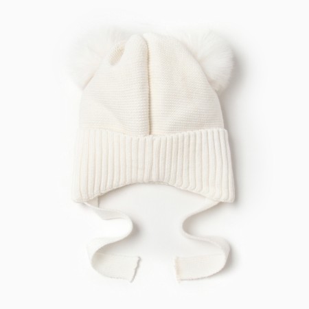 Hat insulated crumb I r.48-50, 1-3 years old, white-2