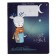 Notebook 12 sheets in the Magic Night line, covered cardboard, foil, mix