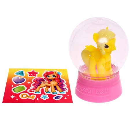 Toy "Sweet Pony" with stickers, mix-2