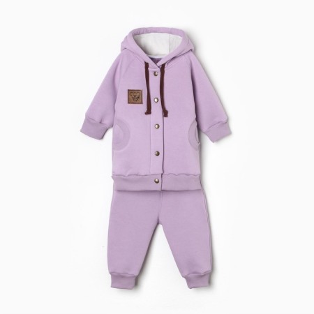 Kit (blouse/pants) children, lavender color, height 62 cm
