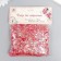 Glitter for creativity 45 grams "Coral mica" 18x12 cm