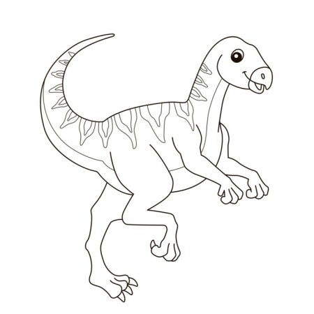 Dinosaurs. Coloring for kids-3