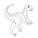 Dinosaurs. Coloring for kids