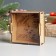 New Year's piggy bank with acrylic "Snake. New Year" 12x12x4 cm