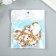 Buttons wood for creativity 2 punctures "puppy" set of 15 pcs 3x3 cm