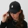 Women's cap Minaku "Love" Black color, rr 56-58