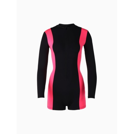 Female jumpsuit with Minaku zipper, black color, rr 48