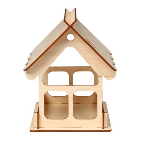 DIM DIM DIM DIM DIM Wooden Bird Disconstructor, 12 × 17.5 × 14.5 cm, Greengo-12