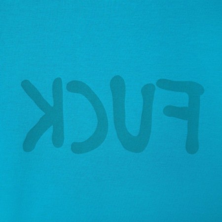 Women's T-shirt Minaku "Fuck" Blue color, river 52-7