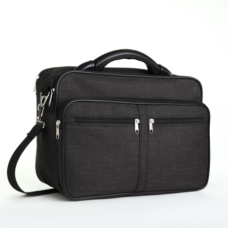 Male bag, "ZFTS", black color-1