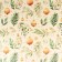 Packaging paper "Winter branches", white craft, 1 sheet, 80 g/m2, 70 x 100 cm