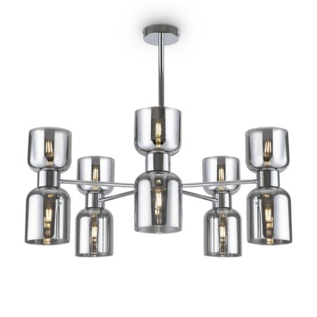 Suspended lamp 60W, 10khe27, 51x70 cm, chrome-1