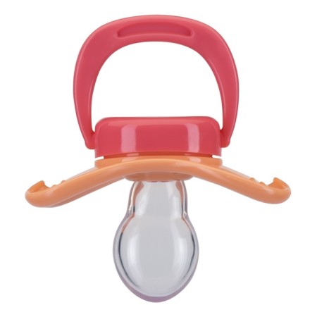 Nipple-dummy Silicone classic “patterns”, with a ring, from 0 months, color mix-9