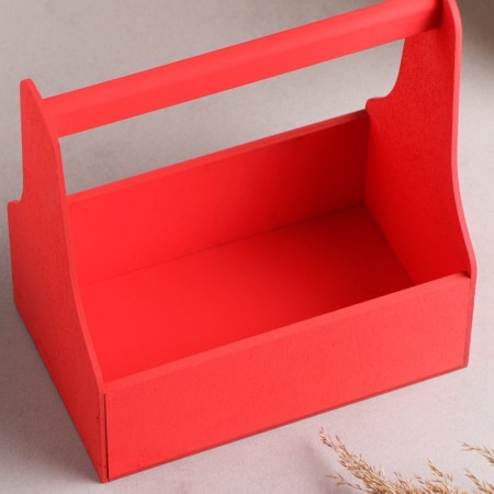 Kashpo wooden 20 × 12.5 × 20 cm stella mono, with a pen, pink give beautifully-5