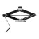 The rombic tundra jack, with a rubber support, lifting height 100 - 400 mm, 1.3 tons