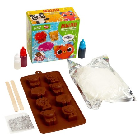 Set for creativity. DIY soap "Funny Zoo"-1