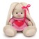 Soft toy "Bunny", in a sweater with a heart, 5 cm