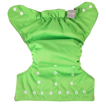 Panties-scammer, reusable, carbon-bamboo fabric, green color, from 0-36 months.-5