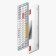 The wireless mechanical keyboard QMK Nuphy Air96V2 Ionic White, RGB, Hot SWAP, Red Swit 108244