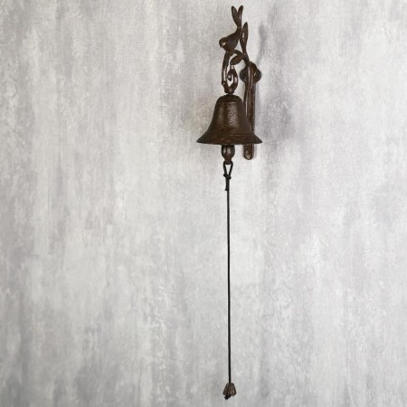 Souvenir metal bell "Bird on a branch" 24x12x7.5 cm-1
