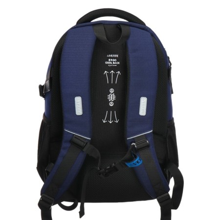 Youth backpack 44 x 30 x 20, ergonomic back, Deavente Moving Forward 19l, Dark 7032413-6