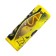 Penal soft, 1 compartment, quadro, 70 x 200 mm, Hatber "Vlad A4" silicone+textile, black/yellow npn_72252