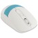 Mouse call 310MW white/blue optical (3200DPI) wireless USB for a laptop (3but)