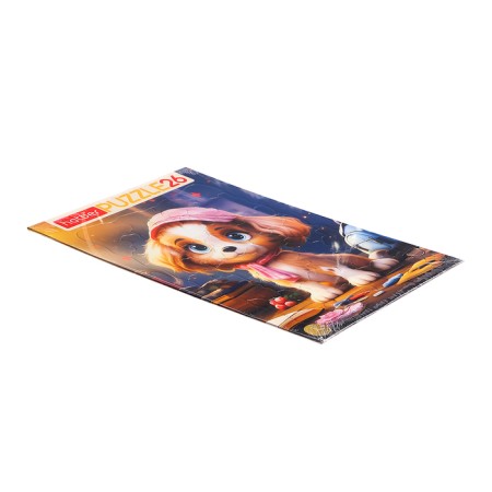 Puzzle "Funny puppy", 26 elements-1