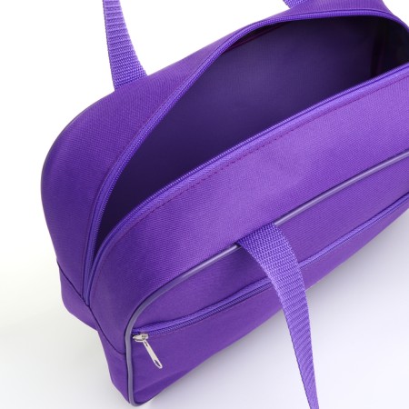 Female sports bag, textura, small size, purple color-6