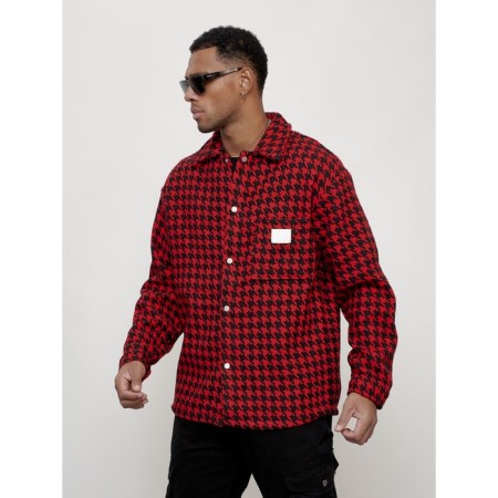 Male windbreaker, size 48, red color-1