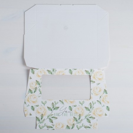 Confectionery packaging, a “Flowers” ​​lamination box, 20 x 12 x 4 cm-3
