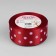 Satin tape "Golshek", 40 mm × 23 ± 1 m, color red No. 026