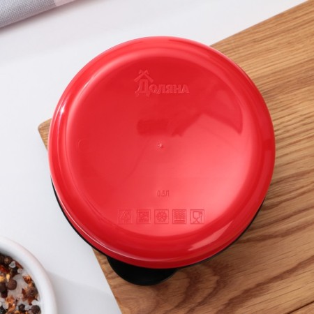 Lunch - round box "Kina will not", 500 ml-3