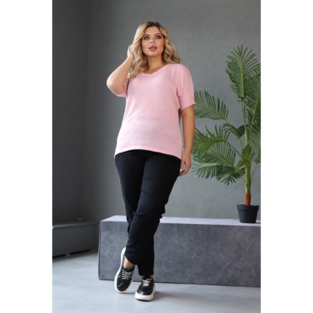 Female jumper, size 54, pink color-7