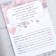 Invitation in the craft envelope for the wedding "Red Roses", 10 x 15 cm