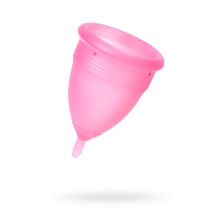 Hygienic menstrual bowl Eromantica, silicone, purple color, s