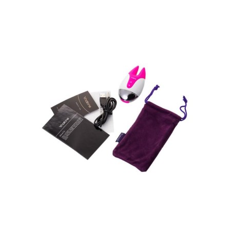 Vibration massager Nalone Fi Fi, pink color, 9.2 cm-5