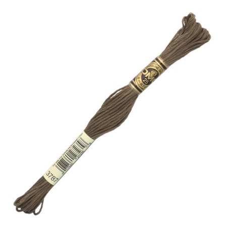 The threads of the DMC 117 (3787), 12 pcs. packaged