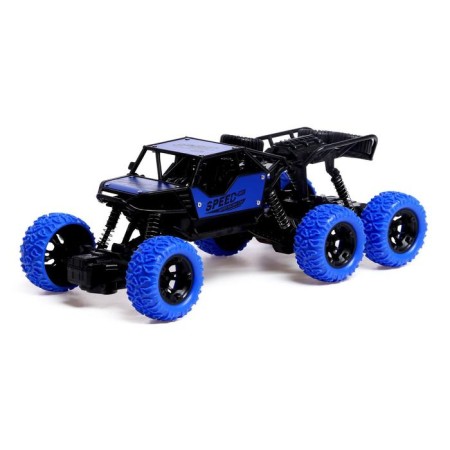 Radio -controlled jeep "Monster 6x6", works on the battery, mix-4